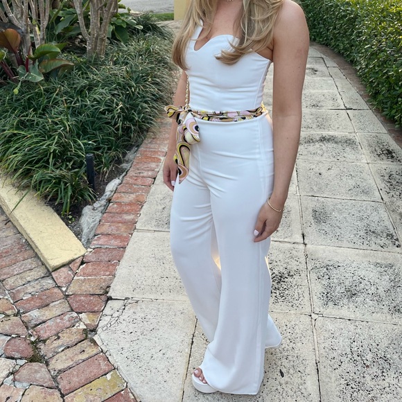 Amanda Uprichard Strapless Puzzle Jumpsuit - Picture 3 of 3